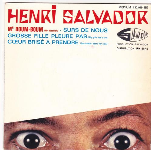 Vinyl 45T Henri Salvador, Frans lied, Cd's en Dvd's, Vinyl Singles, Gebruikt, Maxi-single, Humor en Cabaret, Ophalen of Verzenden