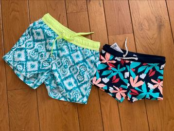NIEUW!!! 1 boxershort en 1 zwembroek maat 110 beschikbaar voor biedingen
