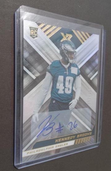 NFL 22 Xr Kennedy Brooks Autograph RC 082/199 card#157 beschikbaar voor biedingen
