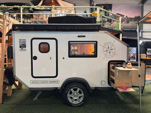 Micro Camper Biarritz - Mini caravan 750kg teardrop, Caravans en Kamperen, Caravans, Bedrijf, tot en met 2, 500 - 750 kg, Overige