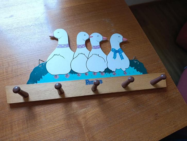 Vintage kapstok kinderkamer, Huis en Inrichting, Woonaccessoires | Kapstokken, Zo goed als nieuw, Ophalen of Verzenden