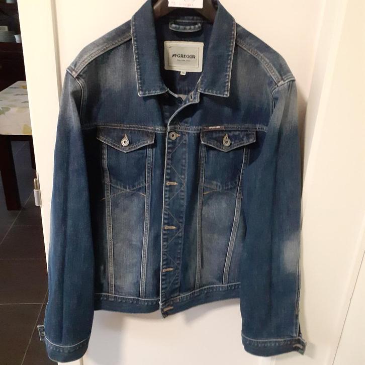 Mc GREGOR Donkerblauwe herenjeansvest Maat: XXL Prijs: € 7, Kleding | Heren, Grote Maten, Zo goed als nieuw, Overige typen, Blauw