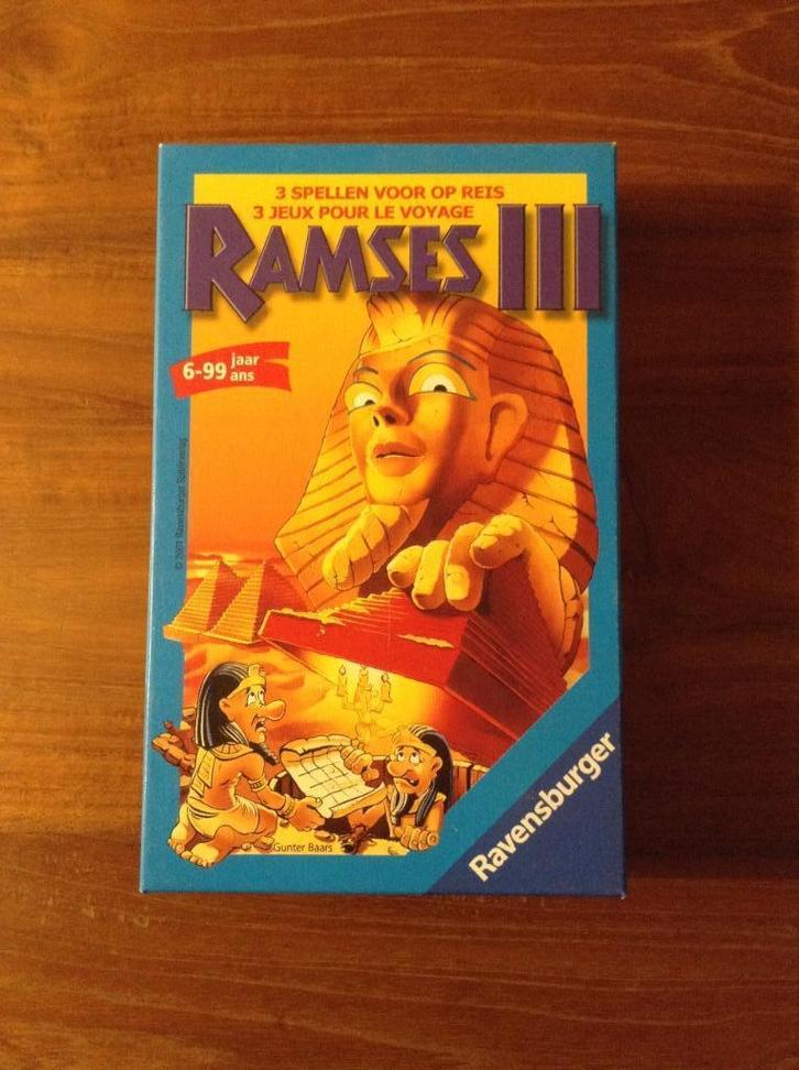 Ramses III reisspel NIEUW Ravensburger, Hobby en Vrije tijd, Gezelschapsspellen | Bordspellen, Gebruikt, Reisspel, Ophalen of Verzenden
