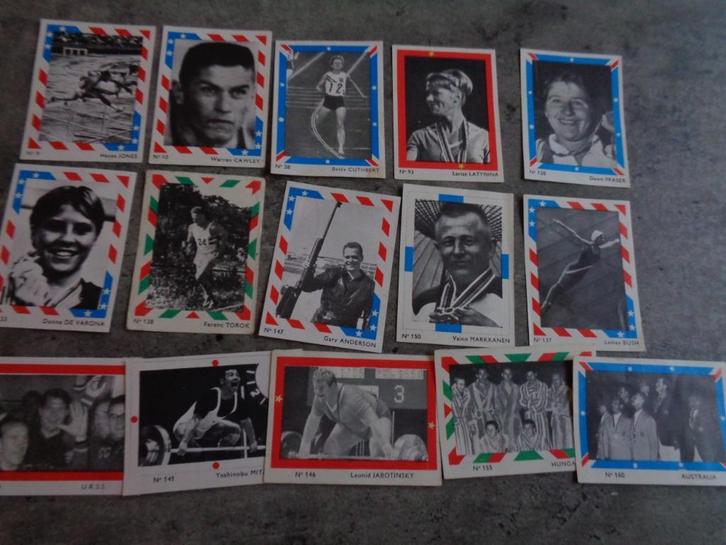 RIZLA prenten  TOKYO 64  Olympische Spelen ed. ANNO 1964 15X, Hobby en Vrije tijd, Stickers en Plaatjes, Verzenden