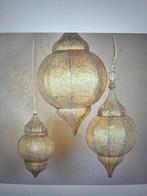 Prachtige 3 delige set oosterse hanglampen 1001 nacht. NIEUW, Ophalen, Nieuw, Metaal
