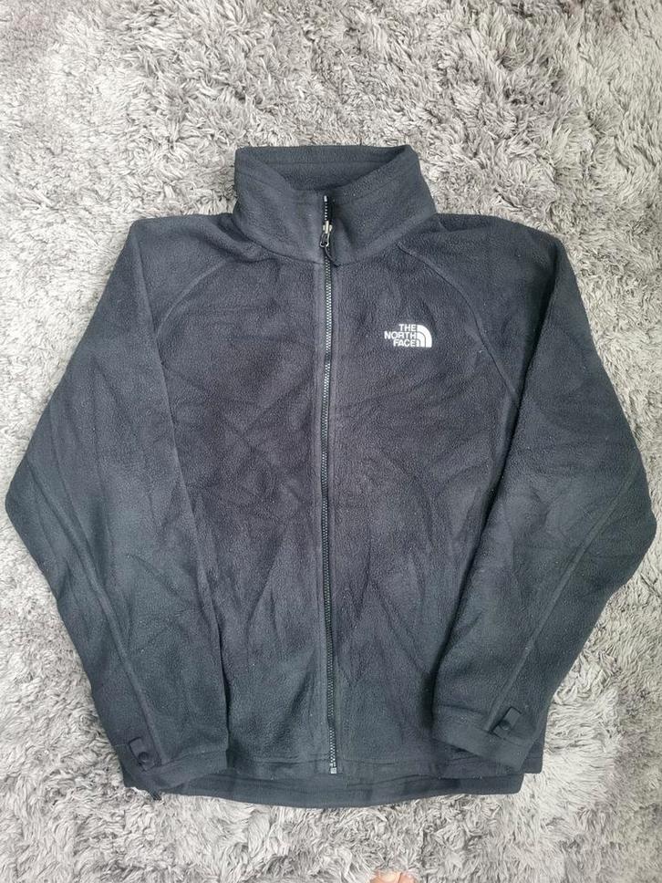 Zwarte fleecejas The North Face - Heren - Maat L, Kleding | Heren, Truien en Vesten, Gedragen, Maat 52/54 (L), Zwart, Ophalen of Verzenden