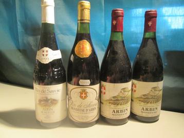4x Vin de Savoie - Arbin Mondeuse -1988-1993 beschikbaar voor biedingen