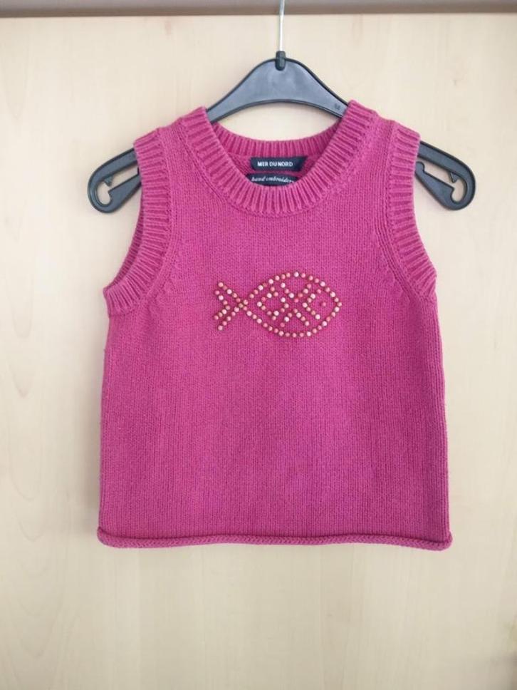 Debardeurs Mer du Nord. 2x.  maat 104. Meisje., Kinderen en Baby's, Kinderkleding | Maat 104, Zo goed als nieuw, Meisje, Trui of Vest