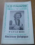 A.B.-Magazine 1962 Patachou Ancienne Belgique, Comme neuf, Livre, Revue ou Article, Enlèvement ou Envoi