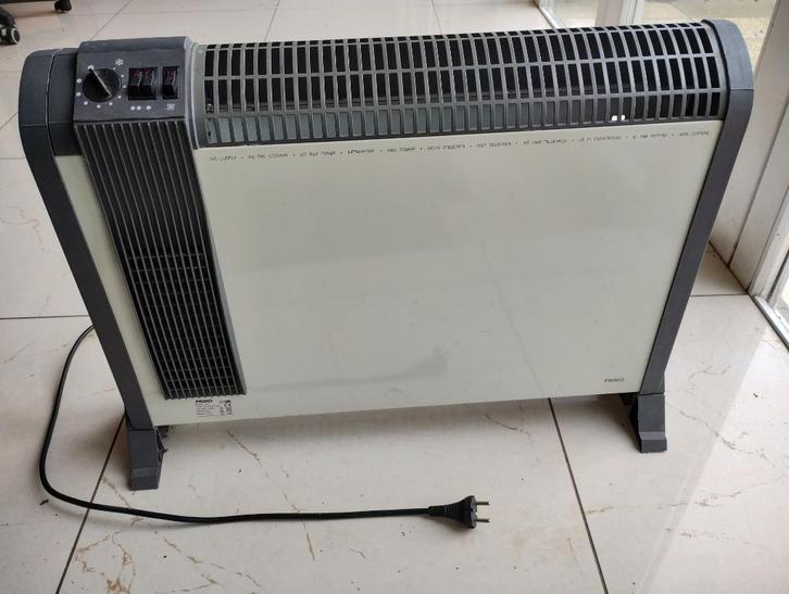 Primo CN1 2000W convector wegens overlijden, Doe-het-zelf en Bouw, Verwarming en Radiatoren, Gebruikt, Radiator, 800 watt of meer