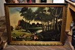 Deciain.Een groot prachtig landschapsschilderij op canvas me, Ophalen