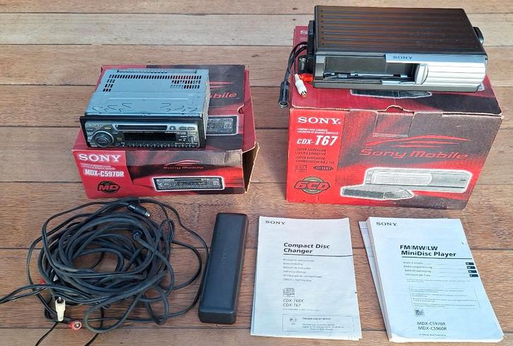 Sony autoradio/MD/CD player, Auto diversen, Autoradio's, Gebruikt, Ophalen