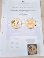 Herdenkingsuitgave Elvis Presley met Certificaat, Enlèvement ou Envoi, Or