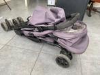 Double poussette, Ophalen, Gebruikt, Verstelbare rugleuning