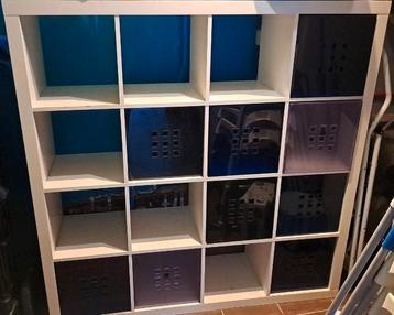 GRATIS Kallax ikea kast met bakken. Met gebruikssporen, Enlèvement, Utilisé