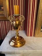 Twee koperen  kandelaars, Antiek en Kunst, Ophalen