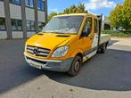 Mercedes Sprinter 310 CDI - 7pl. - Open laadbak, Auto's, Mercedes-Benz, Voorwielaandrijving, Zwart, 7 zetels, Bedrijf