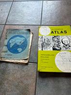 2 oude altasboeken, Boeken, Atlassen en Landkaarten, Ophalen, Gelezen