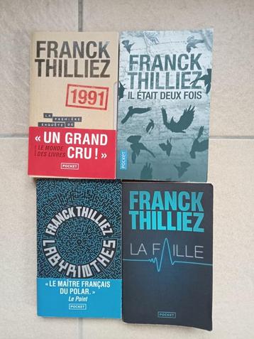 A vendre 4 livres de Franck Thilliez