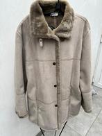 Daim-wollen winterjas voor vrouw, beige - mt 44- Damart, Kleding | Dames, Ophalen, Gedragen, Maat 42/44 (L), Beige