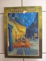 Puzzel 1000 stukjes - Vincent Van Gogh - Caféterras bij nach, Hobby en Vrije tijd, Gebruikt, 500 t/m 1500 stukjes, Legpuzzel, Ophalen