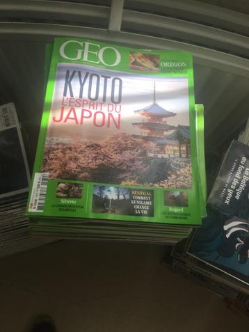 Lot de 119 magazines GEO.