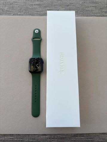 Apple watch Series 7 45mm, Handtassen en Accessoires, Smartwatches, Ophalen of Verzenden, Zo goed als nieuw