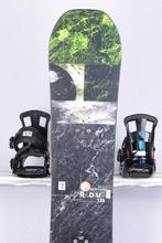 snowboard 135 BURTON RADIUS, noir/vert clair, Envoi, Utilisé, Fixations