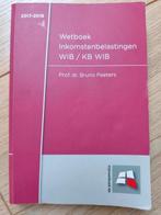 Bruno Peeters - Wetboek Inkomstenbelastingen 2017-2018, Boeken, Wetenschap, Ophalen of Verzenden, Gelezen, Bruno Peeters