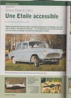 1961 Simca Etoile 6 voiture de collection, Verzenden, Gelezen