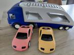 Grote vrachtwagen met 2 auto's, Ophalen, Gebruikt