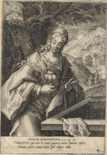 Dominique de Coster gravure "Maria Magdalena" beschikbaar voor biedingen