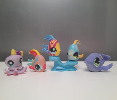 Littlest pet shop lot aquatic animals, Verzamelen, Poppetjes en Figuurtjes, Gebruikt, Ophalen of Verzenden