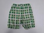 Mt 92 Wit groen geruite short, Broek, Gebruikt, H&M, Ophalen of Verzenden