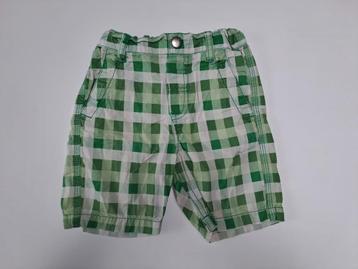 Mt 92 Wit groen geruite short beschikbaar voor biedingen