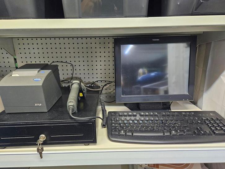 Kassa compleet Nederlands kasregister, Zakelijke goederen, Kantoor en Winkelinrichting | Kassa's en Betaalsystemen, Ophalen