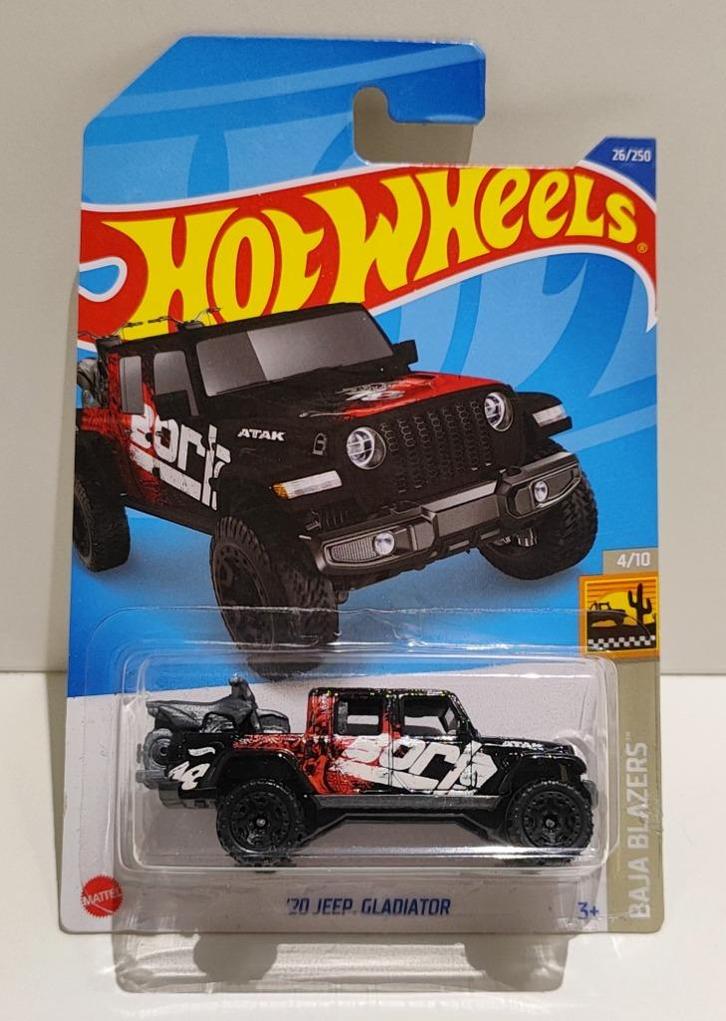Hot Wheels '20 Jeep Gladiator Borla livery (2021), Hobby en Vrije tijd, Modelauto's | Overige schalen, Ophalen of Verzenden