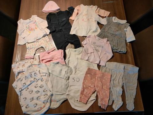Pakket babykleding maat 50 meisje, Enfants & Bébés, Vêtements de bébé | Taille 50, Utilisé, Fille, Pantalon, Enlèvement
