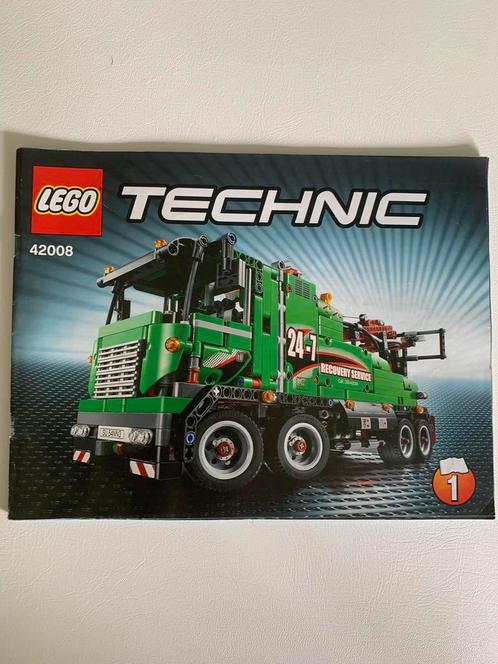 Lego Technic 42008 - Camion - 100% Complet, Half Working, Enfants & Bébés, Jouets | Duplo & Lego, Comme neuf, Lego, Ensemble complet