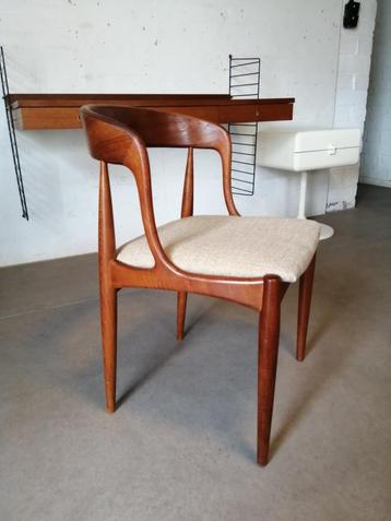 Retro vintage Deense stoel, Johannes Andersen jaren 60 beschikbaar voor biedingen