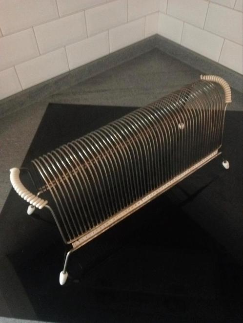 Vintage, Retro, platen rek voor vinyl platen 50 opberg vakke, Huis en Inrichting, Woonaccessoires | Cd- en Dvd-rekken, Zo goed als nieuw