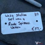 Mercedes W124 1993 Spiraalveren set van vier Rood, Auto-onderdelen, Ophanging en Onderstel, Ophalen of Verzenden, Gebruikt