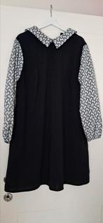 Wit zwart jurk-tuniek, Kleding | Dames, Jurken, Ophalen, Zo goed als nieuw, Maat 46/48 (XL) of groter, Wit
