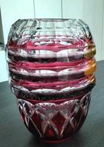 Val St Lambert - Grand vase en cristal VSL modèle Aberdeen., Enlèvement ou Envoi