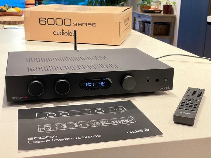 Audiolab 6000A stereo versterker en receiver, Audio, Tv en Foto, Versterkers en Ontvangers, Zo goed als nieuw, Stereo, 60 tot 120 watt