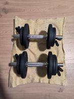 Haltères Domyos 20Kg total, Sport en Fitness, Fitnessmaterialen, Ophalen, Zo goed als nieuw, Armen, Dumbbell