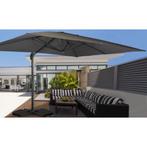Parasol Sombra 360 rechthoekig + hoes + 4 parasoltegels, Tuin en Terras, Ophalen, Nieuw, Zweefparasol, 3 tot 4 meter