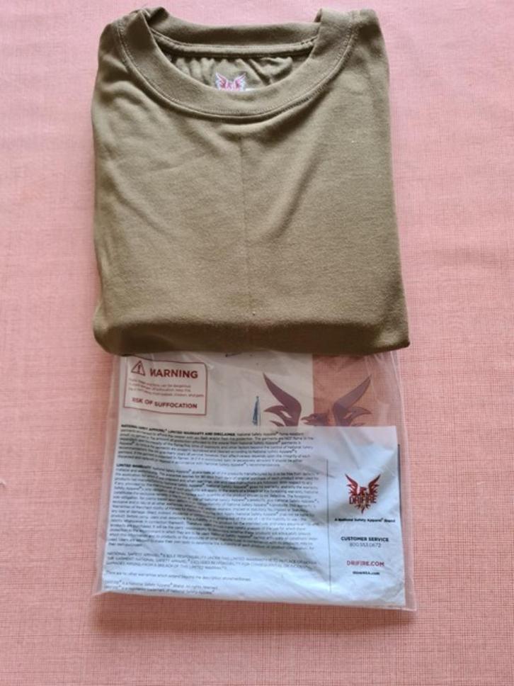 Brandwerend shirt Drifire piloten USA / brandweer - Large, Verzamelen, Militaria | Algemeen, Luchtmacht, Kleding of Schoenen, Ophalen of Verzenden