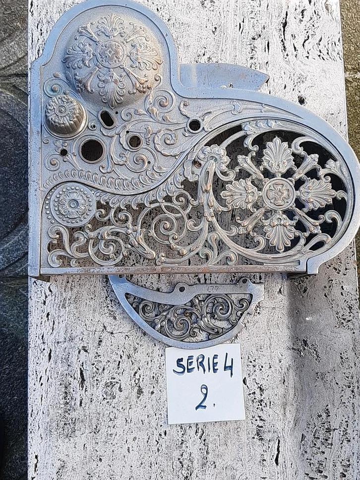 1900 NATIONAL onderdelen behuizing van nikkelbrons, Antiek en Kunst, Antiek | Kantoor en Zakelijk, Ophalen of Verzenden