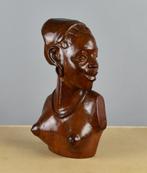 Houten buste, Antiek en Kunst, Ophalen of Verzenden